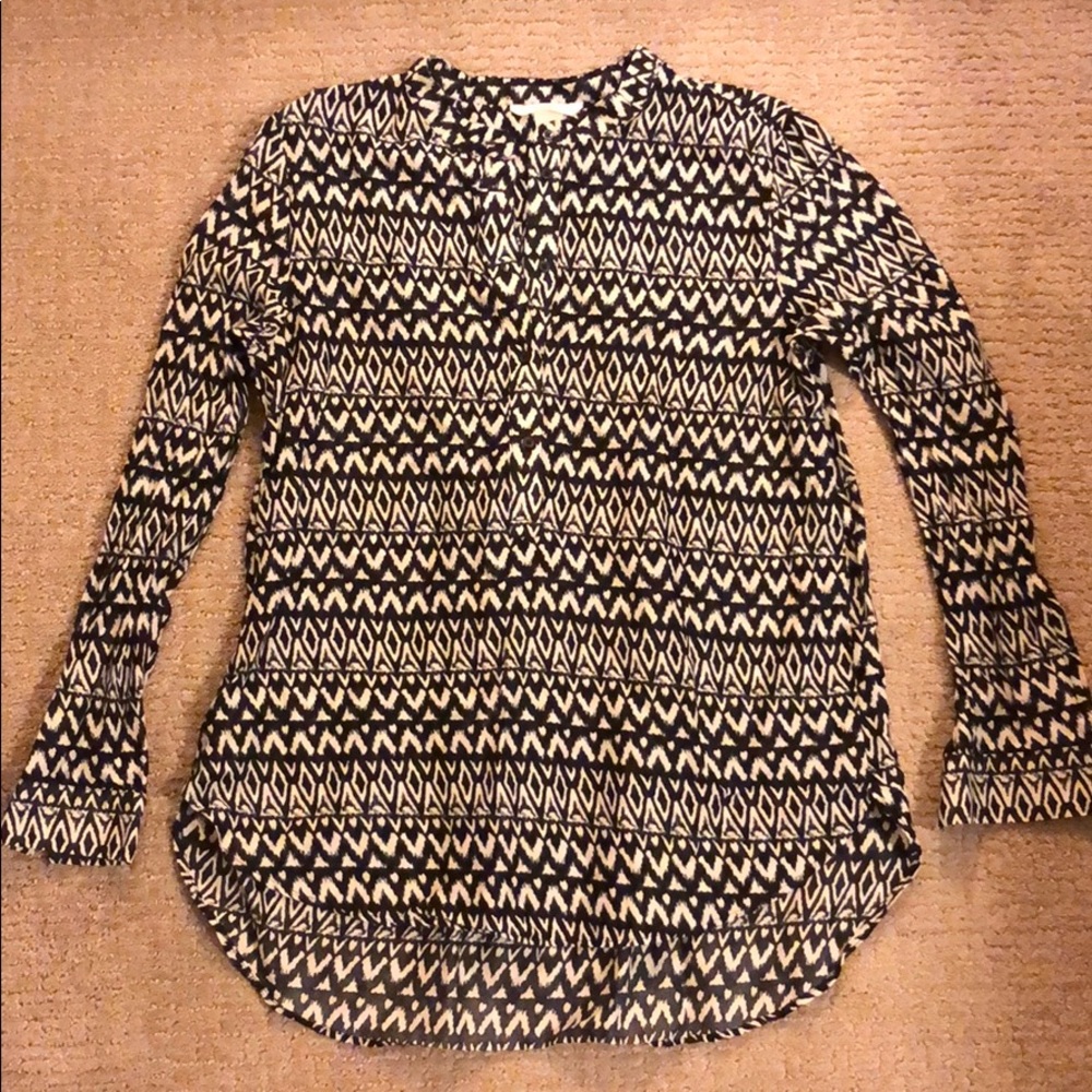 H&M tribal print shirt